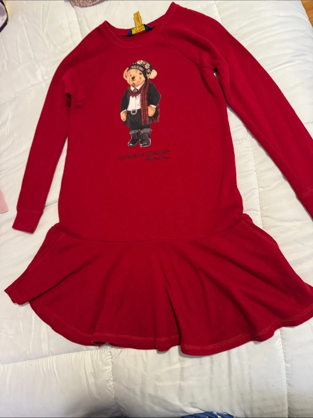 Ralph Lauren Red Polo Bear Girl's Costume Dress